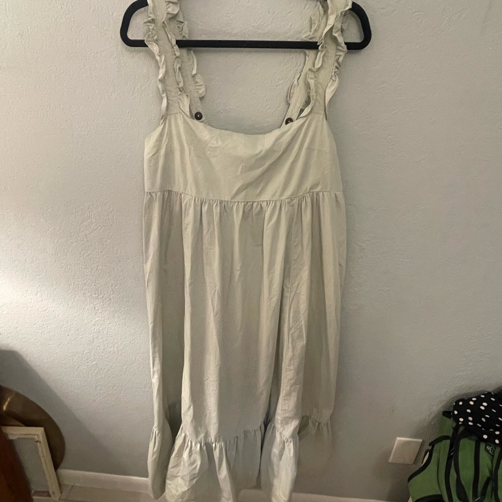 La Lavon Light sea foam green dress